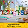 LEGO Birthday Numbers – Educational & Counting Building Toy for Boys & Girls, Ages 6+ – Birthday Decoration for Kids – Fun Gift Idea – 40807