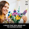 LEGO Botanicals Artificial Wildflower Bouquet – Fake Indoor Flowers Building Set for Home, Kitchen, Desk Decoration, Adults Ages 18+ – Gift for Birthdays – 10313(Artificial Flowers)