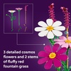 LEGO Botanicals Cosmos Flowers 11514 | Building Toys for Girls & Boys, Ages 9+, Decor for Bedroom & Desk, Artificial Flowers, 171 pieces, Gift for Birthdays