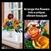 LEGO Botanicals Flower Arrangement Artificial Flowers Building Set – Decor for Table Display – Gift for Birthdays – Unique Bouquet for Adults, Ages 18+ – 10345