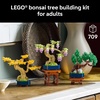 LEGO Botanicals Mini Bonsai Trees Building Set – Artificial Bonsai Tree Building Blocks for Adults, Ages 18+ – Gift for Birthdays for Him – DIY Home and Office Decor for Men and Women – 10373
