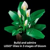 LEGO Botanicals Peace Lily Flower Building Set for Adults – Gifts for Birthdays – DIY Bedroom, Book Shelf & Office Decor for Women & Men, Ages 18+ – Artificial Flowers Crafting Kit – 11504