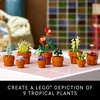 LEGO Botanicals Tiny Plants – Artificial, Fake Indoor Plant Building Set for Home, Kitchen, Desk Decoration, Adults Ages 18+ – Gift for Birthdays – 10329