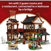 LEGO Chinese Festivals Ancient Moon-Gazing Inn – Building Toy for Boys & Girls, Ages 9+ – Spring Festival Decorations & Craft Kit – 80121