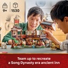 LEGO Chinese Festivals Ancient Moon-Gazing Inn – Building Toy for Boys & Girls, Ages 9+ – Spring Festival Decorations & Craft Kit – 80121