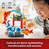 LEGO Chinese Festivals Prosperity Carp Leaping – Building Toy for Boys & Girls, Ages 9+ – Spring Festival Decor & Craft Kit – 80120