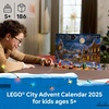 LEGO City Advent Calendar 2025 Kids Toy – Holiday Countdown Playset W/Santa & Mrs. Claus Minifigures for Boys & Girls, Ages 5+ – 24 Buildable Surprises – Gift Idea for Christmas – 60475