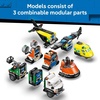 LEGO City Airplane, Service Truck & Hovercraft Remix Building Toy for Kids – Mix & Match Emergency Vehicle & Truck Toys for Pretend Play – Gift Idea for Boys & Girls, Ages 7+ – 60505