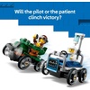 LEGO City Airplane vs. Hospital Bed Race Car Pack Toy – Building Toy for Kids, Boys and Girls, Ages 5+ – Gift for Birthdays and Holidays – Includes 2 Minifigures – 60459