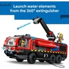 LEGO City Airport Fire Truck Kids Building Toy – Pretend Play Emergency Vehicle for Boys & Girls, Ages 7+ – Fire Engine Toy W/ 4 Firefighter Minifigures – Gift Idea for Birthdays – 60499