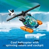 LEGO City Arctic Explorer Ship 60368 Building Toy Set, Fun Toy Gift for 7 Year Old Boys and Girls, with a Floatable Boat, Helicopter, Dinghy, ROV Sub, Viking Shipwreck, 7 Minifigures and an Orca(Frustration-Free Packaging)
