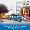 LEGO City Car Transporter Truck with Sports Cars Building Toy Set – Semi Truck Toy with Carrier & Trailer for Boys & Girls, Ages 7+ – Gift Idea for Kids – 60408