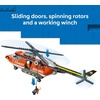 LEGO City Coast Guard Helicopter Building Toy for Kids – Pretend Play Emergency Response Set for Boys & Girls, Ages 7+ – Includes 4 Minifigures, Shark, & Rescue Pod – Gift Idea for Birthdays – 60503