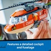 LEGO City Coast Guard Helicopter Building Toy for Kids – Pretend Play Emergency Response Set for Boys & Girls, Ages 7+ – Includes 4 Minifigures, Shark, & Rescue Pod – Gift Idea for Birthdays – 60503