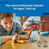 LEGO City Coast Guard Helicopter Building Toy for Kids – Pretend Play Emergency Response Set for Boys & Girls, Ages 7+ – Includes 4 Minifigures, Shark, & Rescue Pod – Gift Idea for Birthdays – 60503