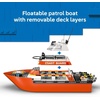 LEGO City Coast Guard Rescue Boat & Helicopter Building Toys – Kids Pretend Play Set for Boys & Girls, Ages 7+ – W/2 Rescue Boat Toys, 5 Minifigures & Dog Figure – Gift Idea for Birthdays – 60504