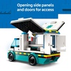 LEGO City Emergency Ambulance Toy – Building Sensory Toy for Kids, Boys and Girls, Ages 5+ – Educational, Learning Gift Idea for Birthdays and Holidays – Skateboarder and Driver Minifigures – 60451