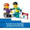 LEGO City Emergency Ambulance Toy – Building Sensory Toy for Kids, Boys and Girls, Ages 5+ – Educational, Learning Gift Idea for Birthdays and Holidays – Skateboarder and Driver Minifigures – 60451
