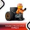 LEGO City F1 Driver with McLaren Race Car Toy – Model Car Building Toy Kit for Kids, Boys and Girls, Ages 6+ – F1 Collectible for Fans – with a Driver Minifigure – Gift Idea for Birthdays – 60442