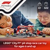 LEGO City F1 Pit Stop & Pit Crew with Ferrari Car Toy – Model Race Car Toy Building Playset for Kids, Boys and Girls, Ages 6+ – F1 Collectible for Fans – Gift Idea for Birthdays – 60443