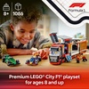 LEGO City F1 Truck with RB20 & AMR24 F1 Car Toys – Model Car Building Toy Set for Kids, Boys and Girls, Ages 8+ – Formula 1 Collectible for Fans – Gift Idea for Birthdays – 60445