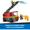LEGO City Fire Ladder Truck Toddler Toy – Fire Truck Toy with 2 Firefighter Minifigures, Digital Guide for Boys and Girls, Ages 4+ – Learning, Educational Toy for Preschool – 60463