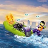 LEGO City Fire Rescue Boat Building Set – Floatable Boat Toy for Boys & Girls, Ages 5+ – Kids Pretend Play Toy for Preschool – Gift for Birthdays – 60373