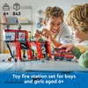 LEGO City Fire Station with Fire Truck Toy – Kids Toy Building Sets with 2 Fire Truck Attachments – Gifts for Boys & Girls Ages 6+ – Pretend Play Set with 5 Minifigures – 60414