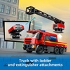 LEGO City Fire Station with Fire Truck Toy – Kids Toy Building Sets with 2 Fire Truck Attachments – Gifts for Boys & Girls Ages 6+ – Pretend Play Set with 5 Minifigures – 60414