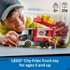 LEGO City Fries Food Truck Building Toy for Kids – Pretend Play Truck Toy for Boys & Girls, Ages 5+ – Mobile Restaurant Playset W/2 Minifigures & Detachable Kiosk – Gift Idea for Birthdays – 60488