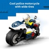 LEGO City Police Motorcycle Chase Building Toy for Kids – Pretend Play Building Blocks for Boys & Girls, Ages 4+ – Preschool Learning Toy W/Police & Crook Minifigures – Gift for Birthdays – 60455