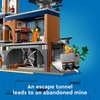 LEGO City Police Prison Island Building Set, Birthday Gift for Boys and Girls Ages 7 Plus, Imaginative Play, Helicopter Toy, Boat Toy and Dinghy, 7 Minifigures with Dog and Shark, 60419