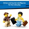 LEGO City Yellow Taxi Car Building Toy for Kids – Pretend Play Set for Boys & Girls, Ages 5+ – Toy Car W/Taxi Driver & Tourist Minifigures – Gift Idea for Birthdays – 60487