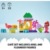 LEGO DUPLO Disney Ariel and Flounder’s Café Stand The Little Mermaid Toy, Educational Toy, Kids Play Food and Fruit, Kids Learning Toy, Building Set for Preschool Kids Ages 2 and Up, 10420