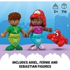LEGO DUPLO Disney Ariel’s Magical Underwater Palace Building Set – The Little Mermaid Toy for Girls & Boys, Ages 2+ – Toddler Preschool Sensory Toy with Disney Princess Minifigure – 10435
