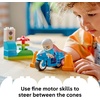 LEGO DUPLO Town Blue Police Motorcycle Building Toy for Toddlers – Pretend Play Set & Learning Toy for Boys & Girls, Ages 2+ – Building Blocks for Motor Skills Practice – Gift for Birthdays – 10471