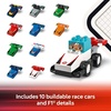 LEGO DUPLO Town F1 Team Race Cars & Drivers Building Toy Playset – Toddler Toy Cars for Pretend Play, Boys and Girls, Ages 2+ – Learning and Educational Gift for Preschool – 10445