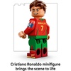 LEGO Editions Cristiano Ronaldo – Soccer Highlights – Building Set for Boys & Girls, Ages 10+ – Collectible Soccer Gift with Plaque – Kids Bedroom or Shelf Decor – 43012