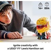 LEGO Editions Scuderia Ferrari HP Lewis Hamilton Helmet – Building Set for Teens, Ages 14+ – Collectible F1 Display – Bedroom or Home Office Decor – Gift for Racing Fans – 43022