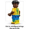 LEGO Editions Vini Jr. – Soccer Highlights – Building Set for Boys & Girls, Ages 10+ – Collectible Soccer Gift W/Plaque – Kids Bedroom or Shelf Decor – 43027