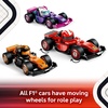 LEGO F1 Collectible Race Cars, 6 Pack – Building Set for Boys & Girls, Ages 6+ – Birthday Party Favor or Gift – Mystery Box W/Surprise F1 Car Toys – Travel Toys for Kids – 66796