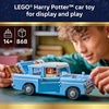 LEGO Harry Potter Enchanted Flying Ford Anglia Car Building Toy for Boys & Girls – Book Shelf & Bedroom Decor for Ages 14+ – W/Harry, Ron, & Hedwig Minifigures – Gift Idea for Birthdays – 76470