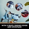 LEGO Icons Vespa 125 Model Building Kit – Vintage Italian Scooter DIY Craft Kit for Adults, Ages 18+ – Gift for Birthdays – Includes Kickstand for Easy Display – 10298(Large)