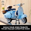 LEGO Icons Vespa 125 Model Building Kit – Vintage Italian Scooter DIY Craft Kit for Adults, Ages 18+ – Gift for Birthdays – Includes Kickstand for Easy Display – 10298(Large)