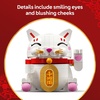 LEGO Lucky Cat Building Toy for Girls & Boys – Smiling Cat W/Waving Paw Function for Kids, Ages 9+ – Home Decor for Spring Festival & Chinese New Year Celebrations – Gift Idea for Birthdays – 40813