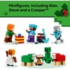 LEGO Minecraft Advent Calendar 2025 Building Toy – Kids Holiday Countdown Set for Boys & Girls, Ages 7+ – 24 Buildable Surprises & 8 Minifigures for Gamers – Collectible Gift for Christmas – 21280