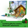 LEGO Minecraft Advent Calendar 2025 Building Toy – Kids Holiday Countdown Set for Boys & Girls, Ages 7+ – 24 Buildable Surprises & 8 Minifigures for Gamers – Collectible Gift for Christmas – 21280