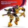 LEGO NINJAGO Arin’s Spinjitzu Battle Mech Building Toy – Ninja Building Set for Kids, Ages 7+ – with Arin, Baby Ryu, & Villain Minifigures – Gift Idea for Boys, Girls, & Dragons Rising Fans – 71839