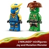 LEGO NINJAGO Jay’s Dragon Mech Fight Building Toy – Pretend Play Set for Boys & Girls, Ages 4+ – Includes 2 Minifigures – Gifts for Birthdays – 71853