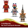 LEGO NINJAGO Kai’s Dragon Mech Battle Pack Building Toy for Boys, Girls, & Kids, Ages 6+ – Poseable Dragon Figure & 3 Character Minifigures for Pretend Play – Gift Idea for Birthdays – 71851
